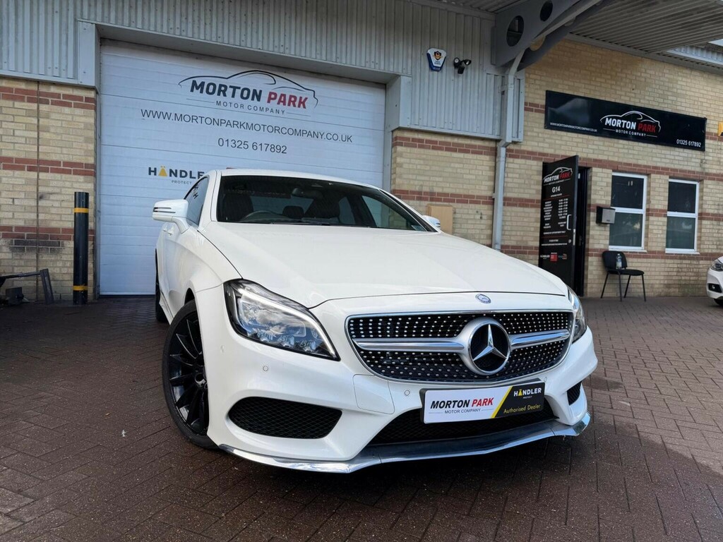 Mercedes-Benz CLS Saloon 2.1 Cls220 Bluetec Amg Line Coupe G-tronic White