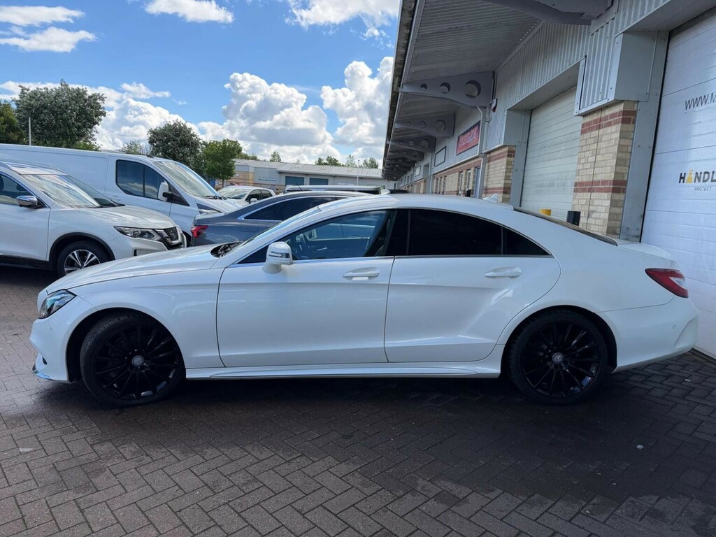 Mercedes-Benz CLS Saloon 2.1 Cls220 Bluetec Amg Line Coupe G-tronic MA51MTK White #6