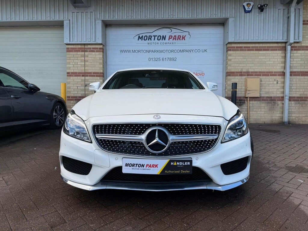 Mercedes-Benz CLS Saloon 2.1 Cls220 Bluetec Amg Line Coupe G-tronic MA51MTK White #2