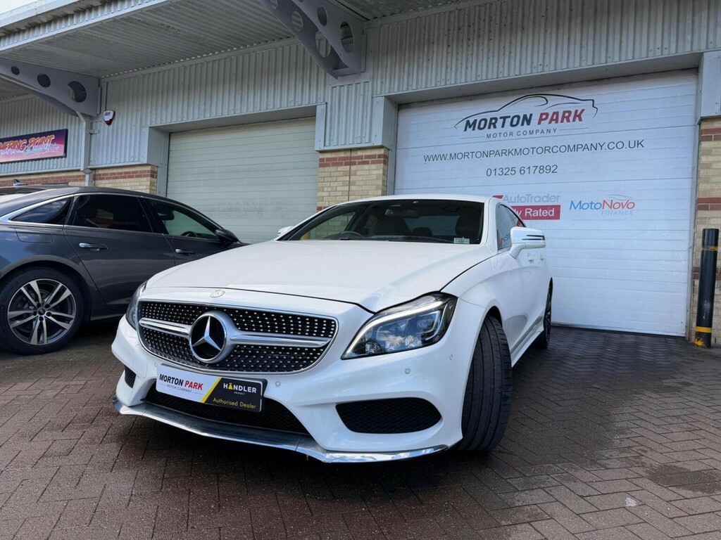 Mercedes-Benz CLS Saloon 2.1 Cls220 Bluetec Amg Line Coupe G-tronic MA51MTK White #3