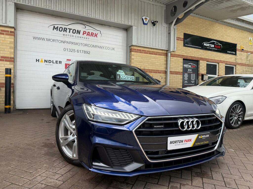 Audi A7 Hatchback 3.0 Tdi V6 50 S Line Sportback Tiptronic Blue