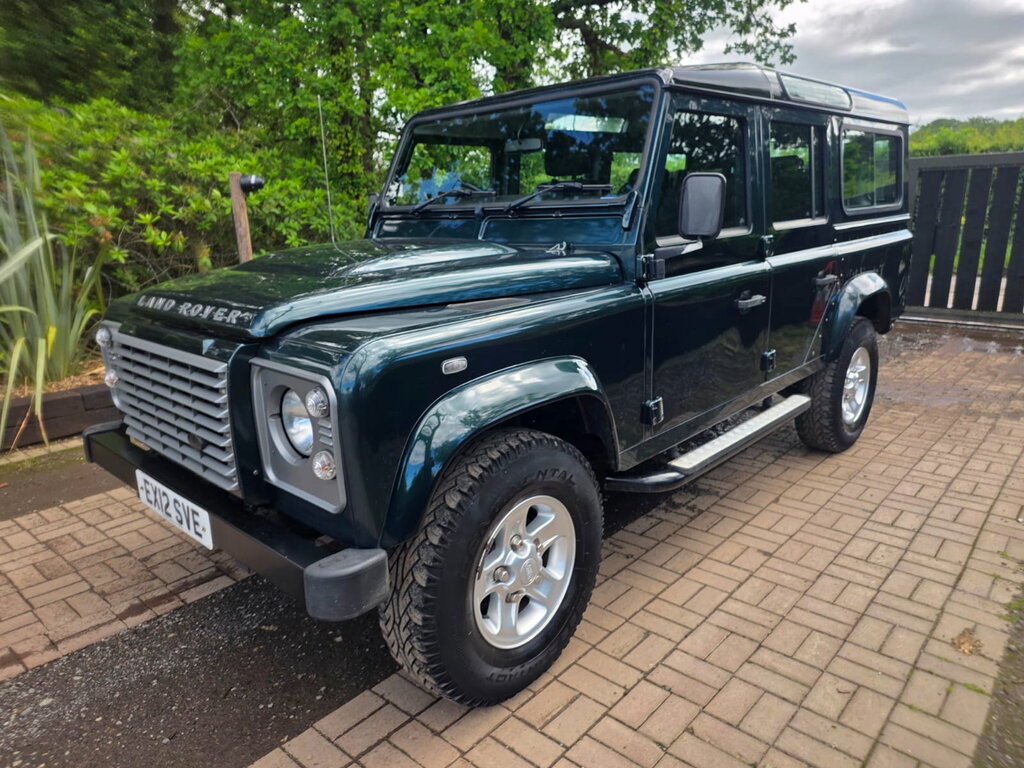 Land Rover Defender 110 2.2 Tdci County Station Wagon Double Cab Diese Green
