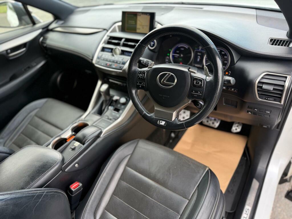 Lexus NX 2.5 300H F Sport E-cvt 4Wd Euro 6 Ss White #4