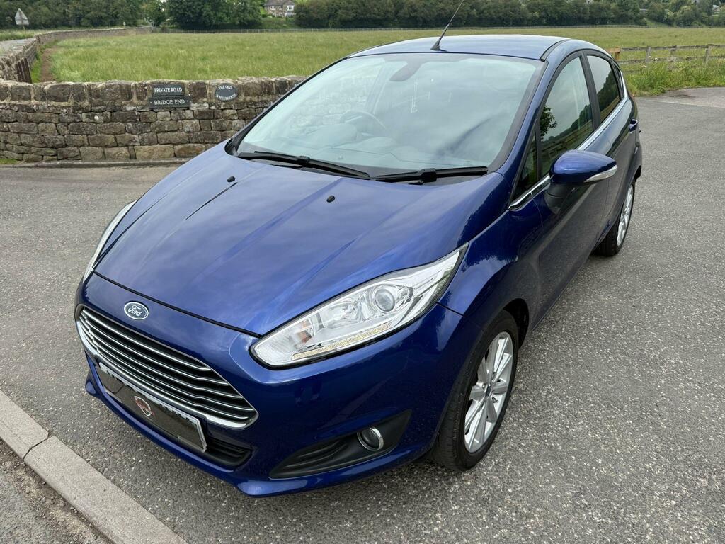 Ford Fiesta 1.0T Ecoboost Titanium Euro 6 Ss MD65JXU Blue #2