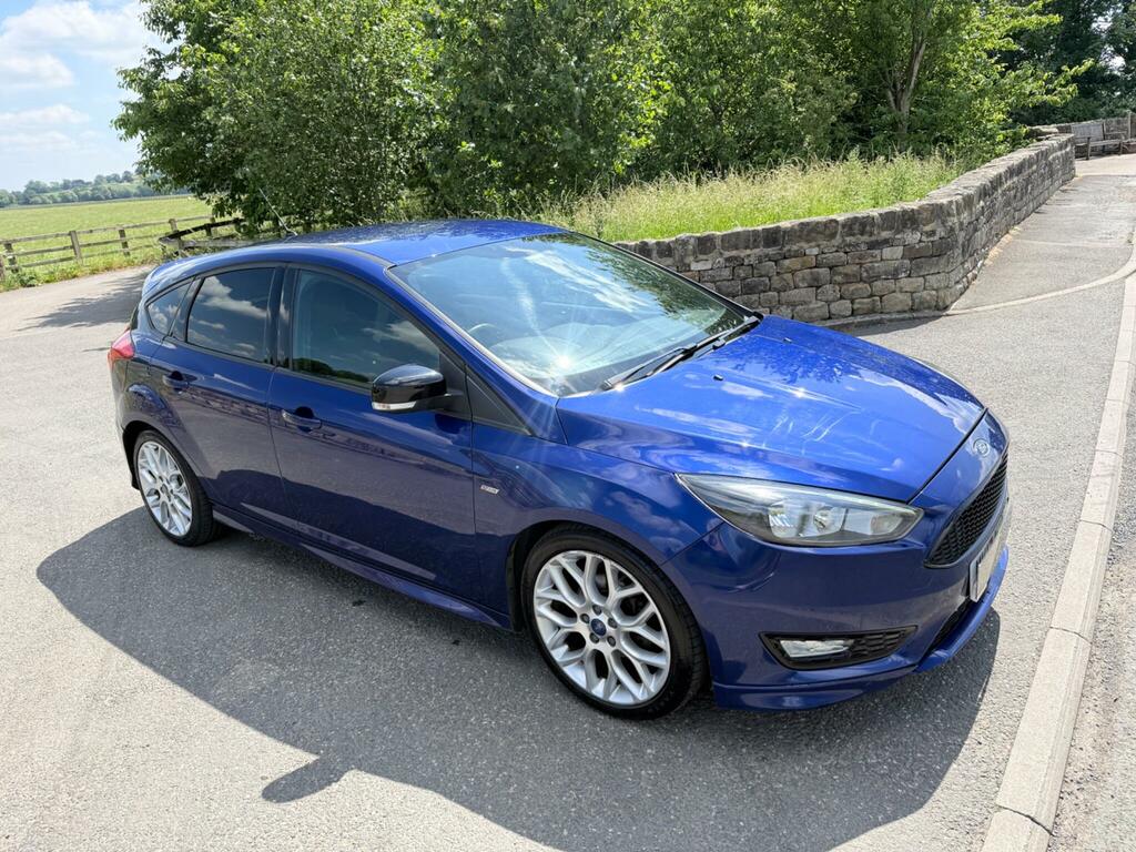Ford Focus 1.5 Tdci St-line Euro 6 Ss Blue #4