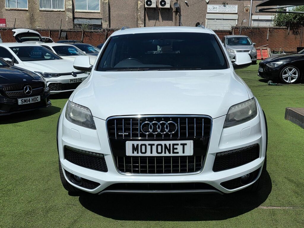 Audi Q7 3.0 Tdi V6 S Line Plus Suv Qu White #4