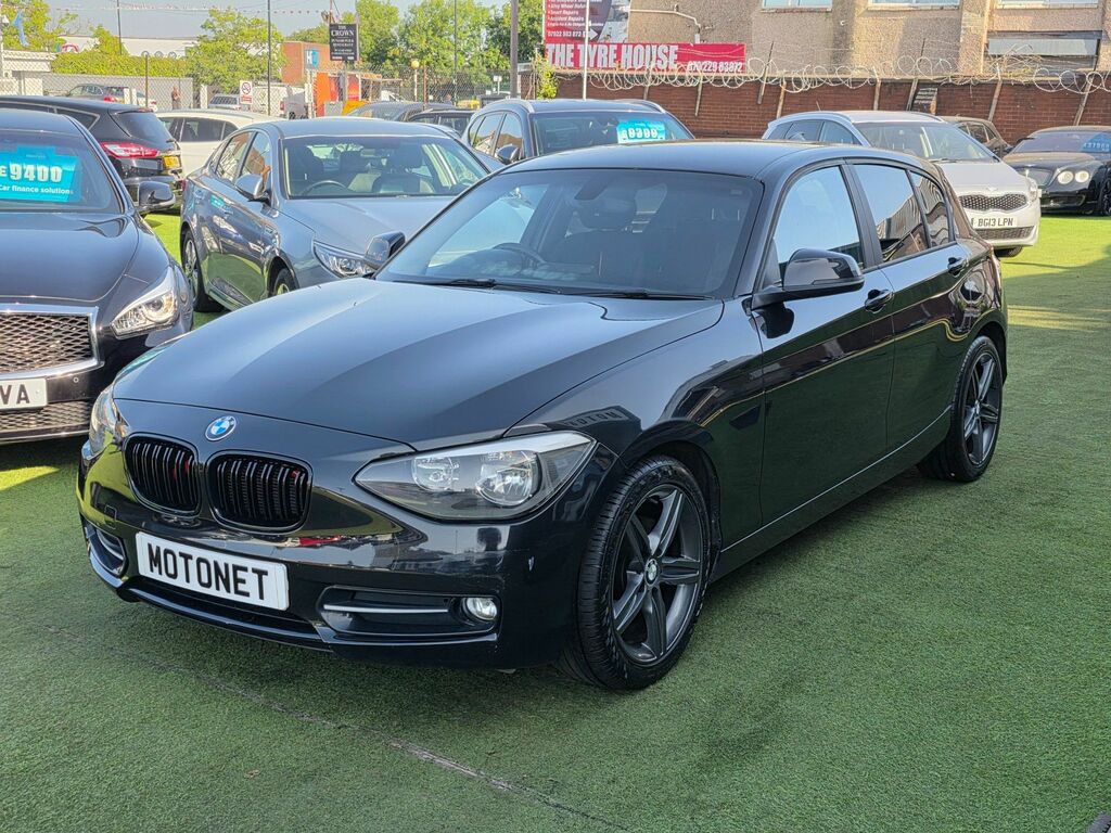 BMW 1 Series 2.0 118D Sport Hatchback Euro 5 S Black #6