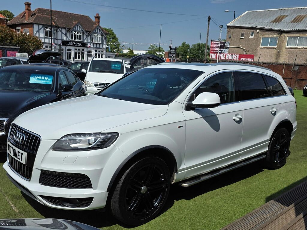 Audi Q7 3.0 Tdi V6 S Line Plus Suv Tiptronic Qu White #4
