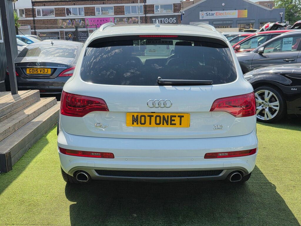 Audi Q7 2014 3.0 Tdi Quattro S Line Sport Edition 242 B White #14