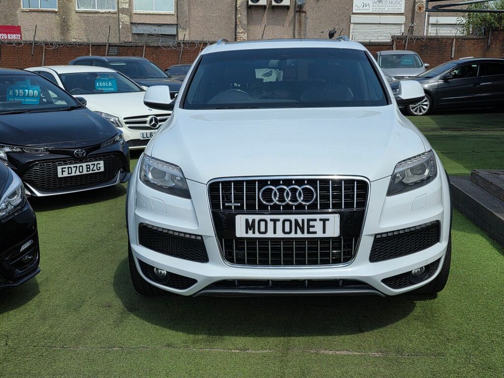 Audi Q7 2014 3.0 Tdi Quattro S Line Sport Edition 242 B White #13