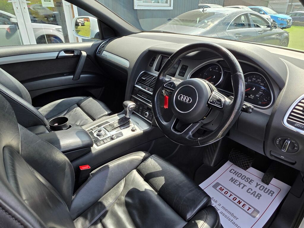 Audi Q7 2014 3.0 Tdi Quattro S Line Sport Edition 242 B White #19