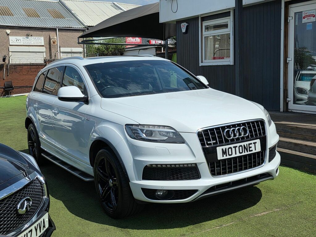 Audi Q7 2014 3.0 Tdi Quattro S Line Sport Edition 242 B White #16