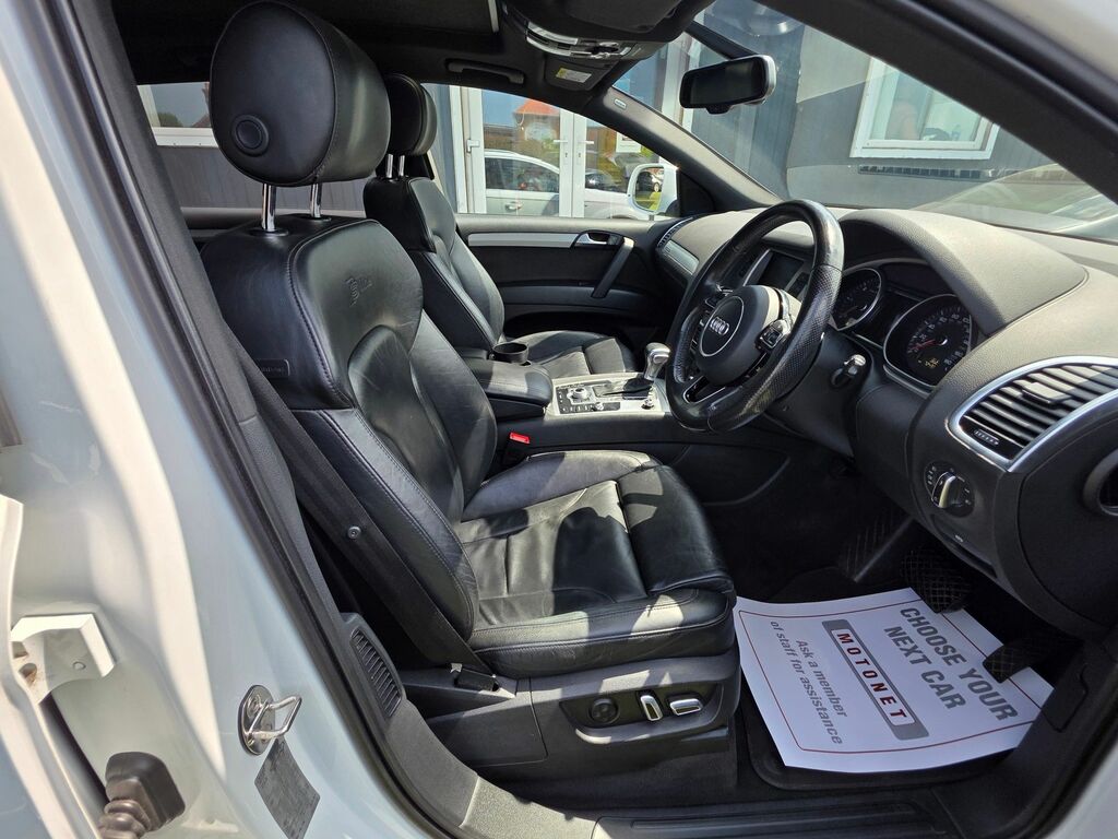 Audi Q7 2014 3.0 Tdi Quattro S Line Sport Edition 242 B White #34