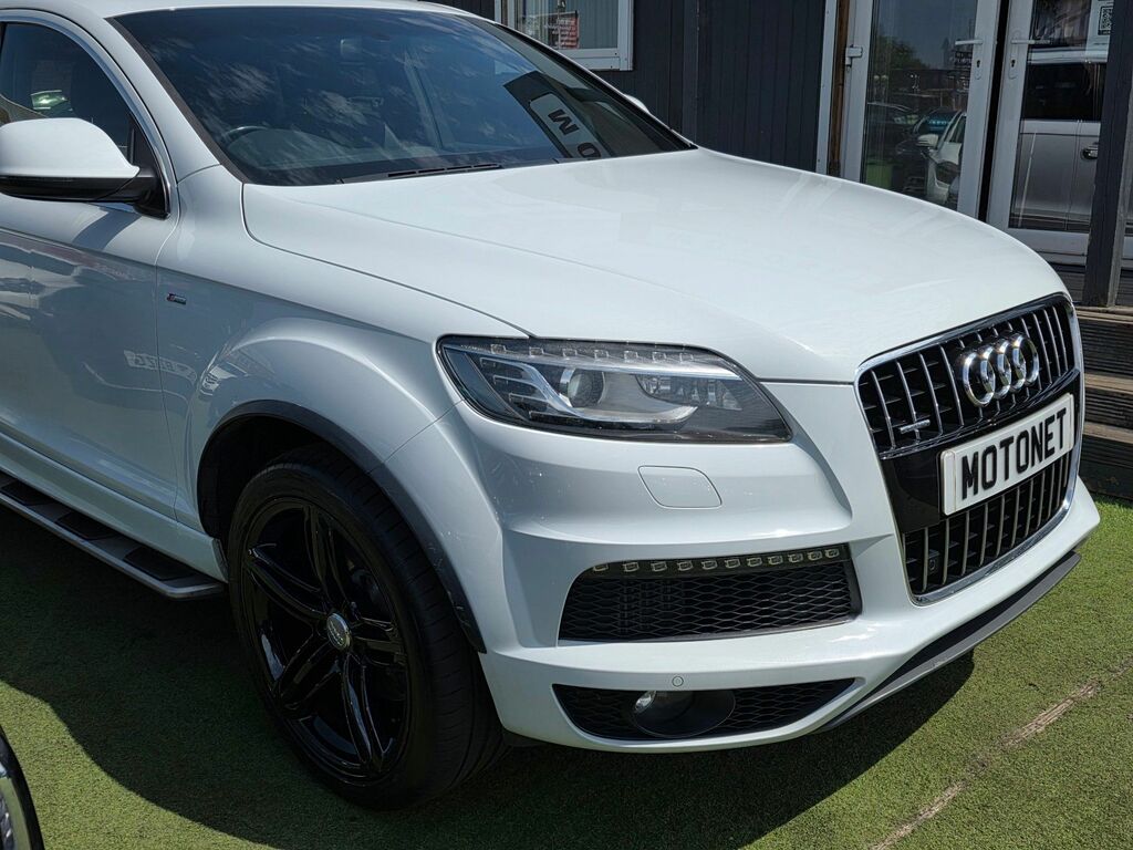 Audi Q7 2014 3.0 Tdi Quattro S Line Sport Edition 242 B White #9