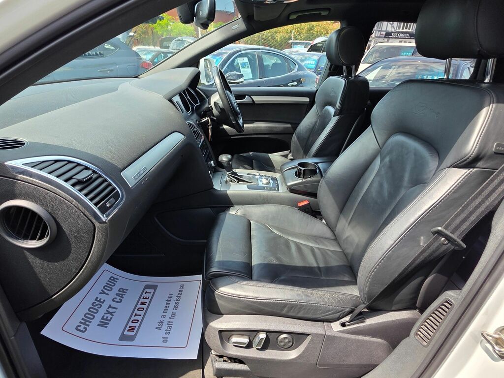 Audi Q7 2014 3.0 Tdi Quattro S Line Sport Edition 242 B White #21