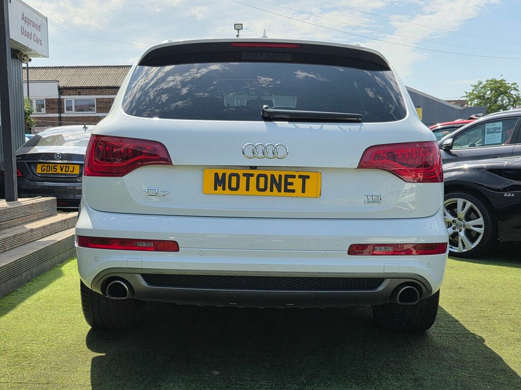 Audi Q7 2014 3.0 Tdi Quattro S Line Sport Edition 242 B White #27