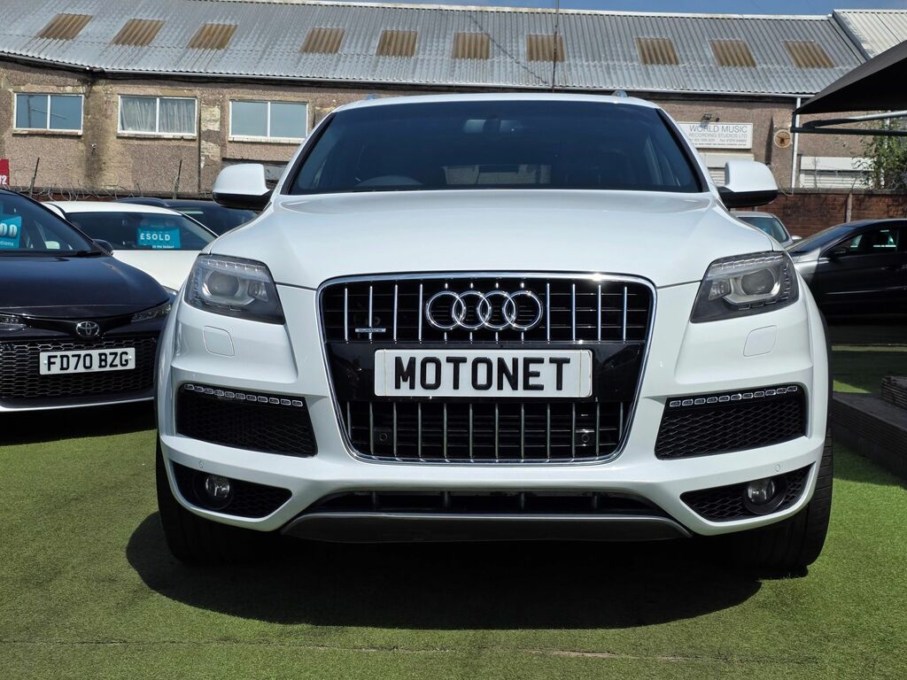 Audi Q7 2014 3.0 Tdi Quattro S Line Sport Edition 242 B White #11