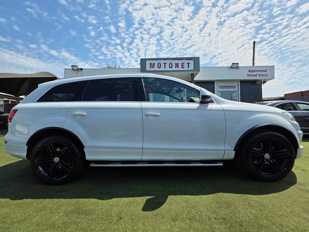 Audi Q7 2014 3.0 Tdi Quattro S Line Sport Edition 242 B White #7