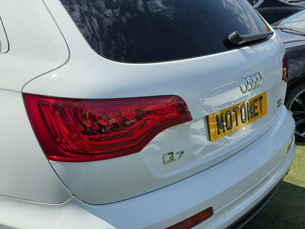 Audi Q7 2014 3.0 Tdi Quattro S Line Sport Edition 242 B White #18