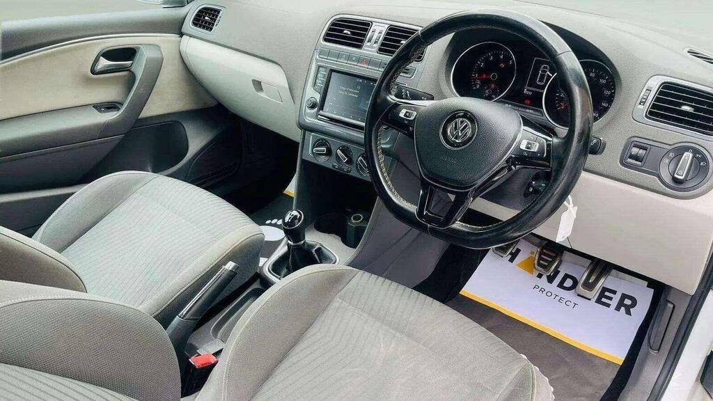 Volkswagen Polo 1.0 Bluemotion Tech Se Design Euro 6 Ss White #6
