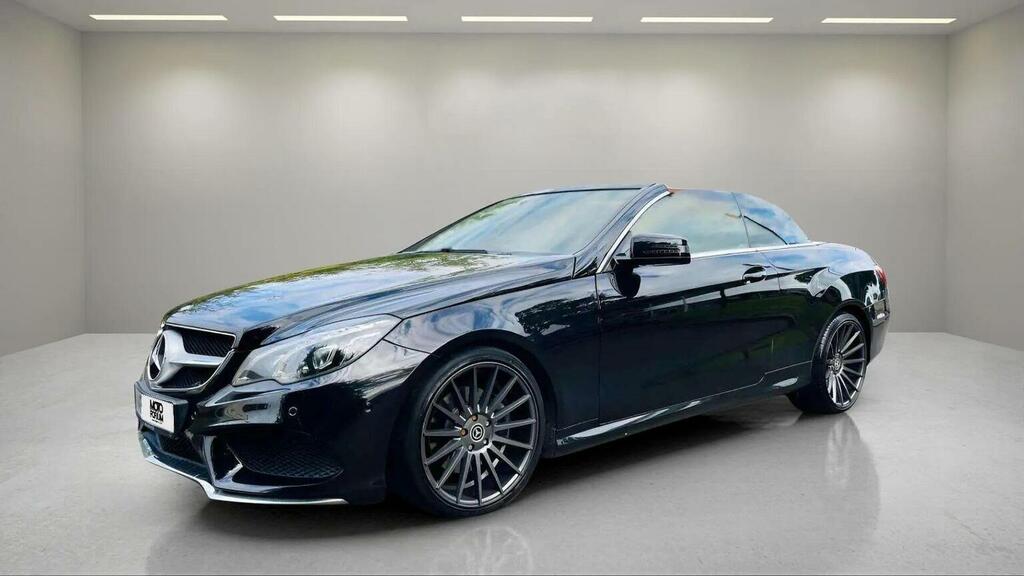 Mercedes-Benz E Class 3.0 E350d V6 Bluetec Amg Sport Cabriolet G-tronic Black #2