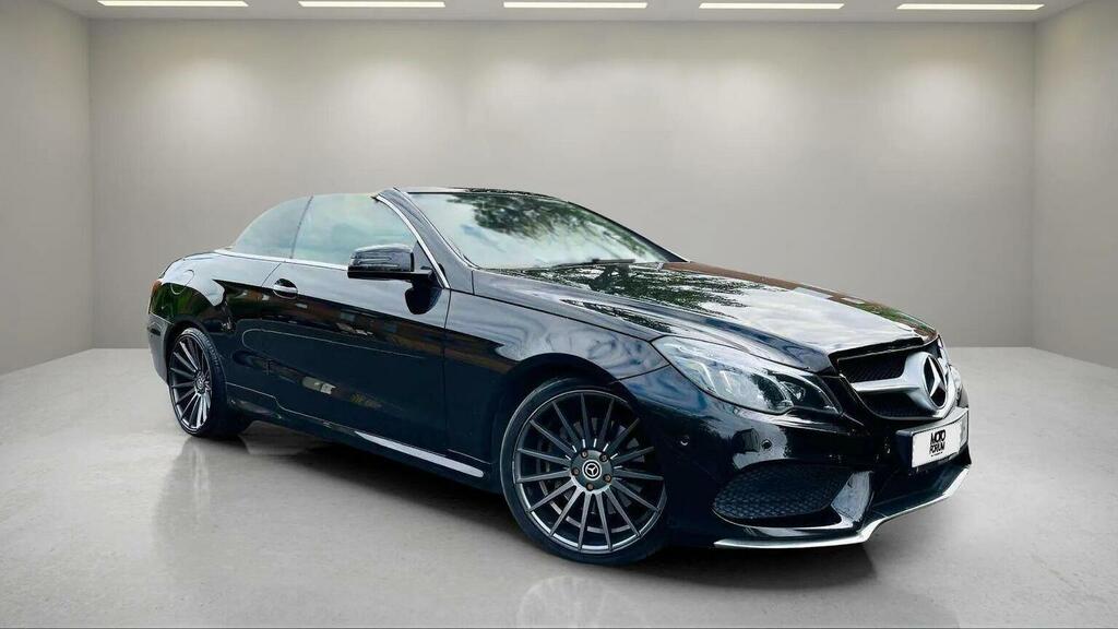 Mercedes-Benz E Class 3.0 E350d V6 Bluetec Amg Sport Cabriolet G-tronic Black #6