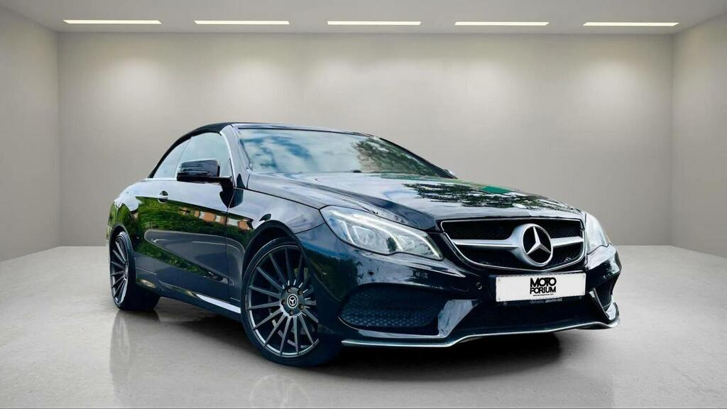 Mercedes-Benz E Class 3.0 E350d V6 Bluetec Amg Sport Cabriolet G-tronic Black
