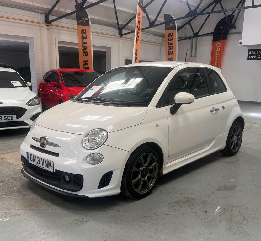 Abarth 500 Hatchback White #6