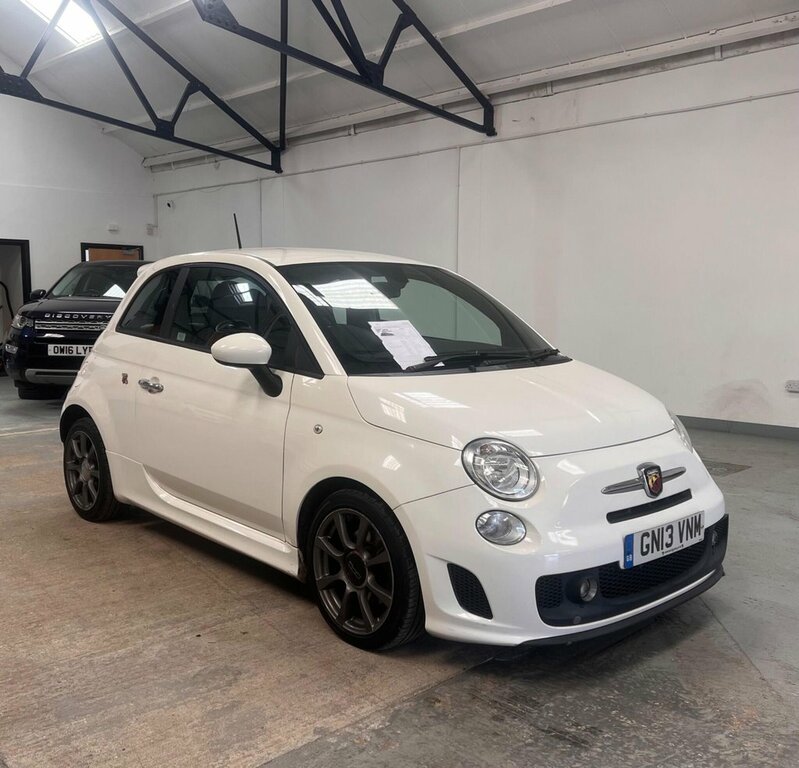 Abarth 500 Hatchback White #4