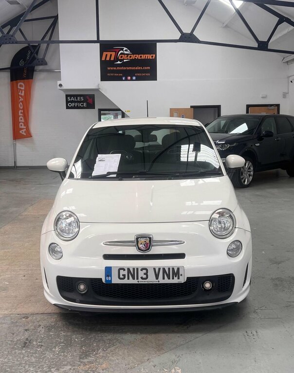 Abarth 500 Hatchback White #5