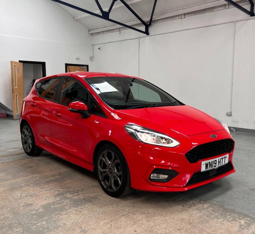 Ford Fiesta 1L St-line WN19HTT Red #4