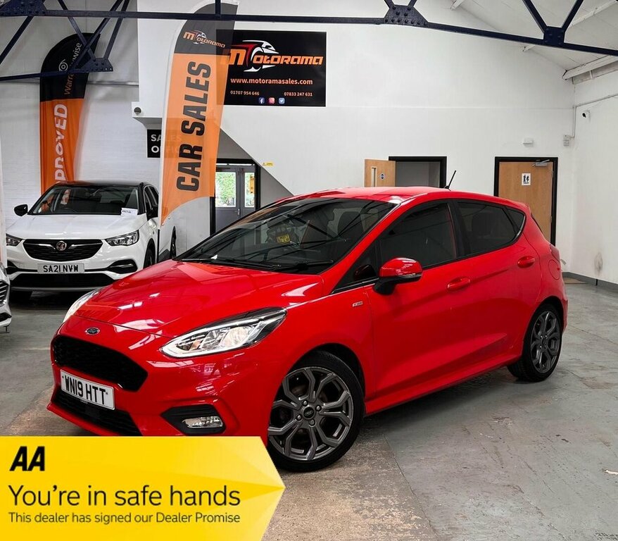 Ford Fiesta 1L St-line WN19HTT Red