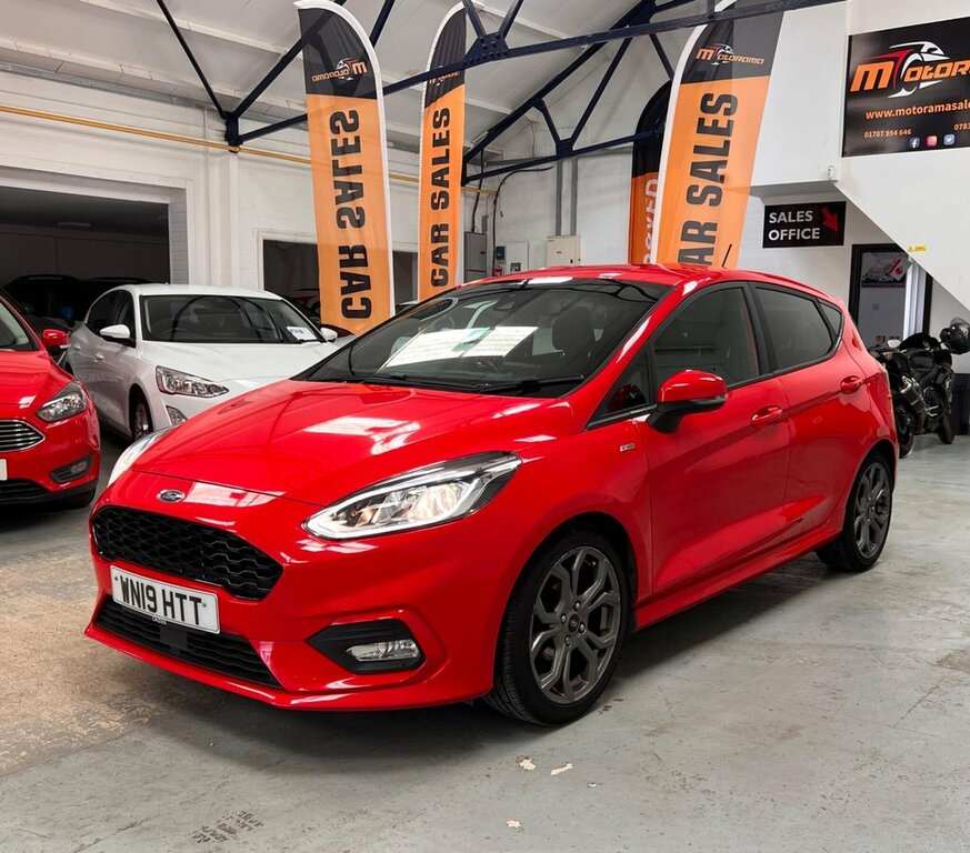 Ford Fiesta 1L St-line WN19HTT Red #6