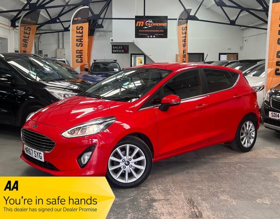 Ford Fiesta 1L Titanium WR67SYG Red