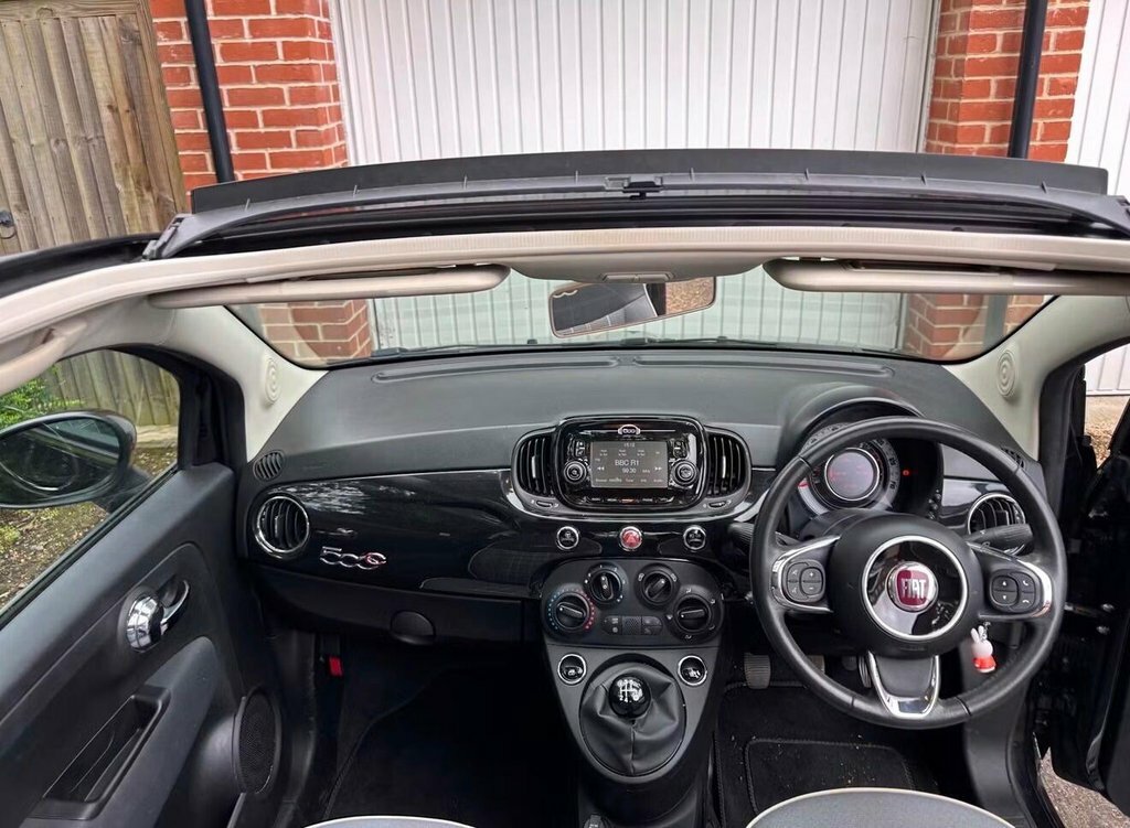 Fiat 500C 1.2L Lounge Black #2
