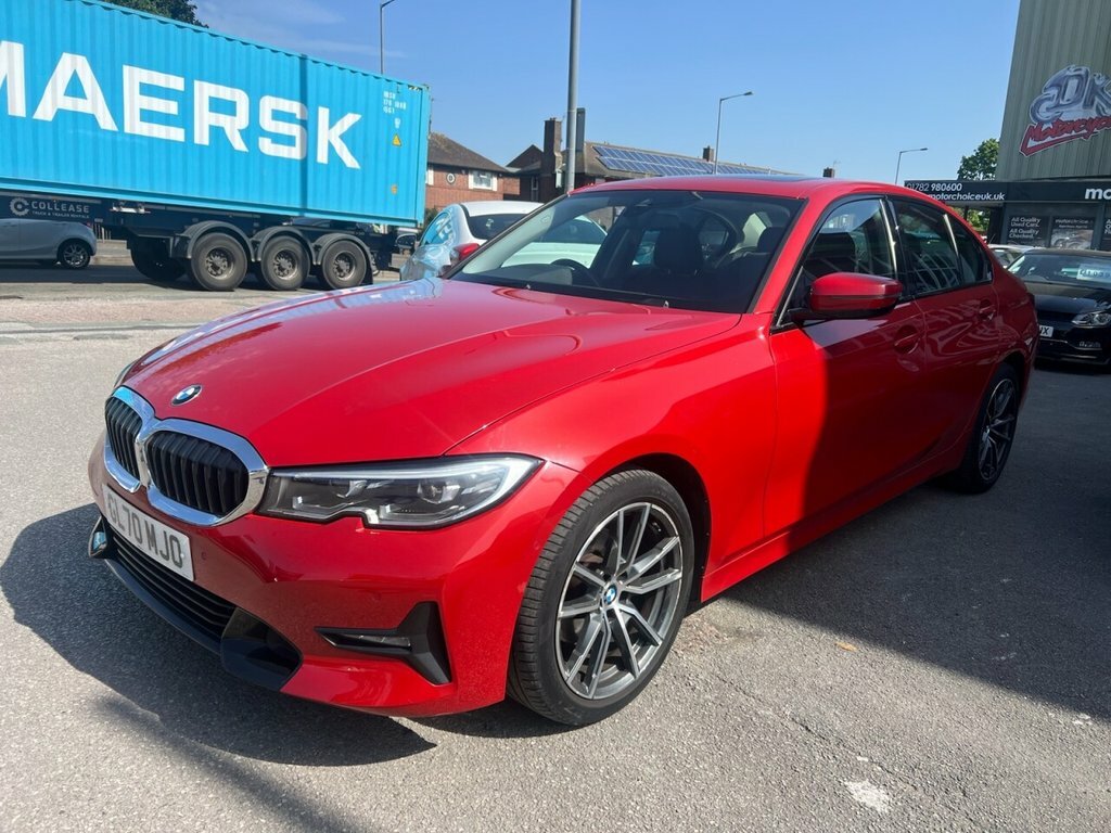 BMW 3 Series Saloon GL70MJO Red #2