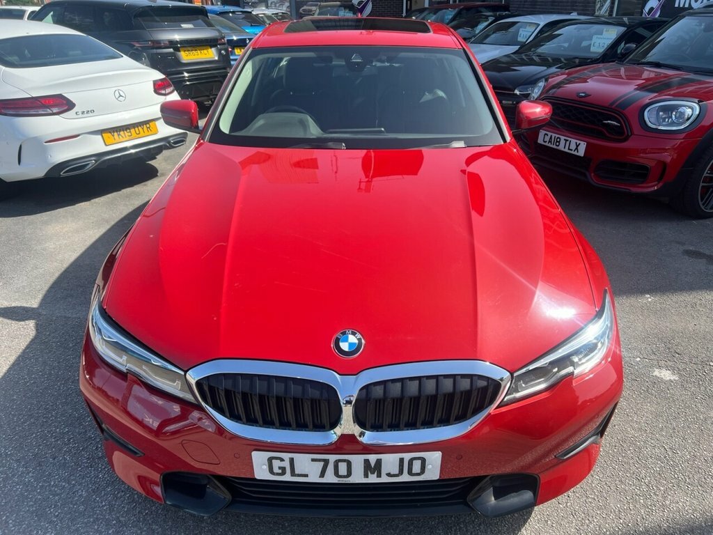 BMW 3 Series Saloon GL70MJO Red #4