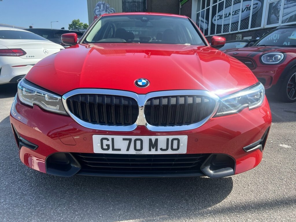 BMW 3 Series Saloon GL70MJO Red #3