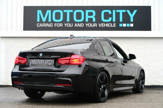 BMW 3 Series 2.0 320D M Sport Saloon Euro 6 S Black #3