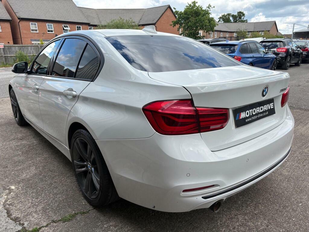 BMW 3 Series 2.0 318D Sport Euro 6 S S White #2