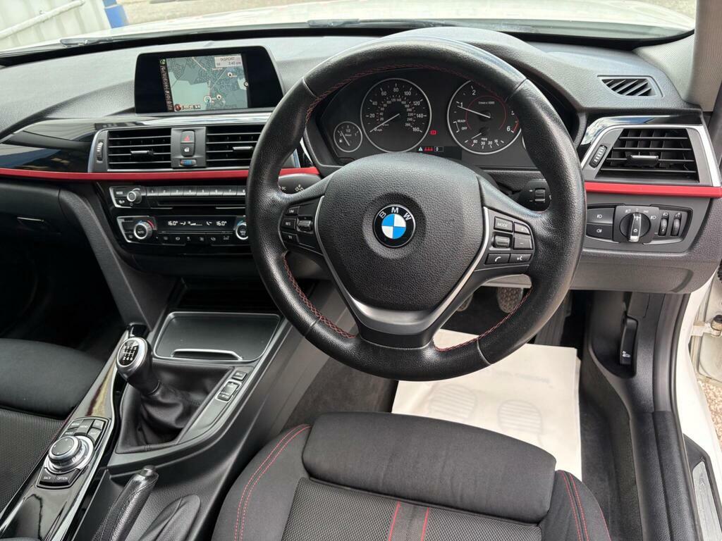 BMW 3 Series 2.0 318D Sport Euro 6 S S White #3