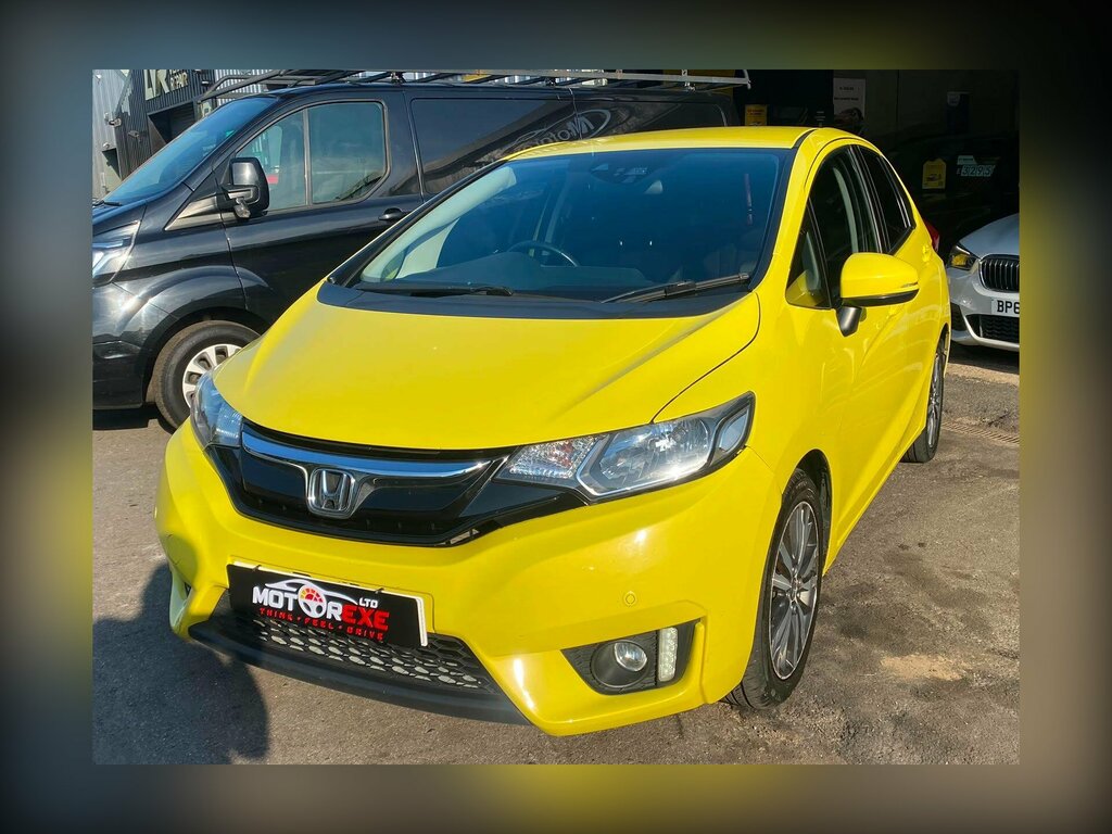 Honda Jazz 1.3 I-vtec Ex Navi Cvt Euro 6 Ss NY16BNN Yellow #3