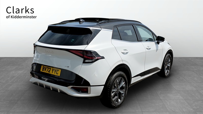 Kia Sportage 1.6 H T-gdi Gt-line S Suv Hybrid E BV72YYC White #3