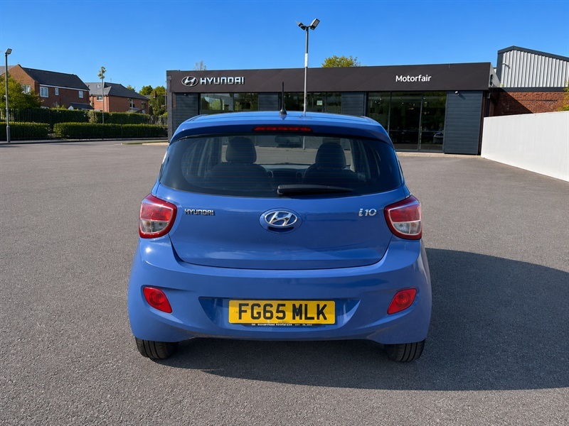 Hyundai I10 1.0 Se Hatchback Euro 6 66 Ps FG65WLK Blue #2
