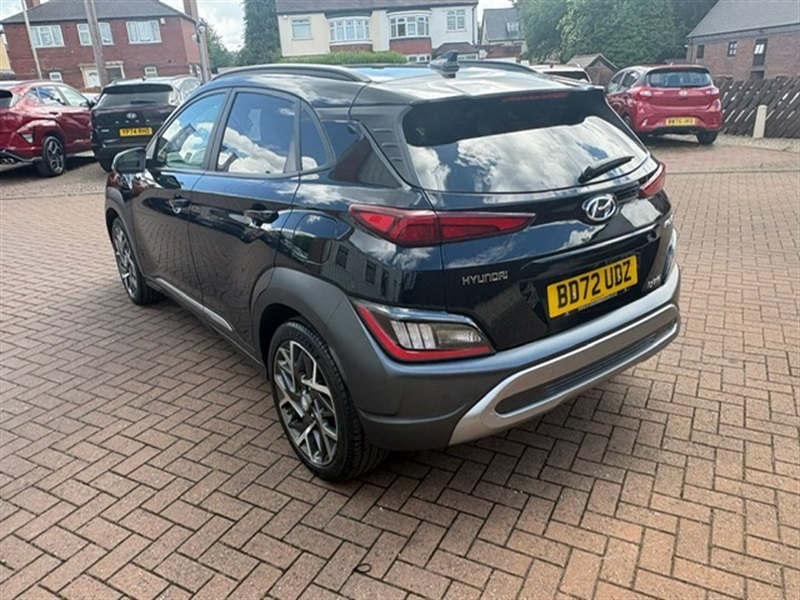 Hyundai Kona 1.6 H-gdi Ultimate Suv Hybrid Dct Euro BD72UDZ Black #5