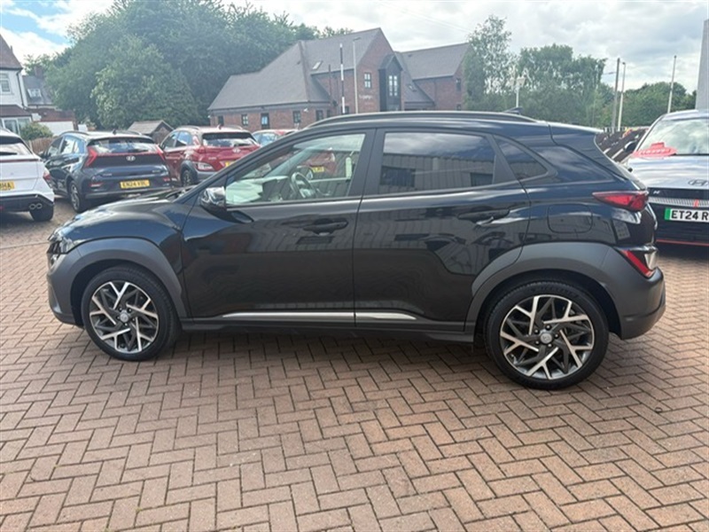 Hyundai Kona 1.6 H-gdi Ultimate Suv Hybrid Dct Euro BD72UDZ Black #6
