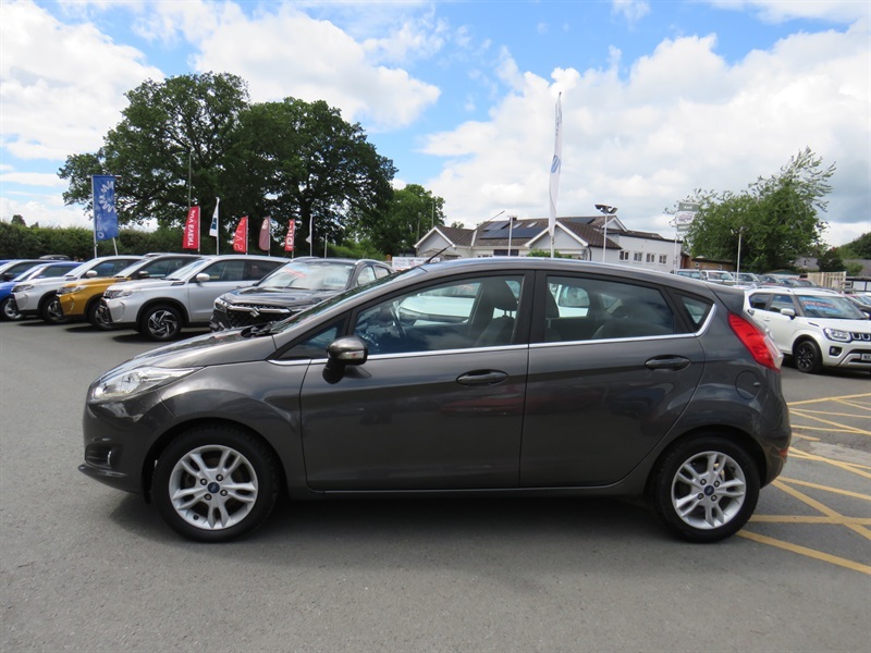 Ford Fiesta 1.0T Ecoboost Zetec Hatchback Eu VU16FPN Grey #4