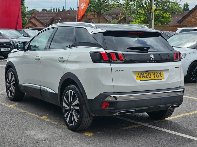Peugeot 3008 1.2 Puretech Gt Line Premium Suv Eat Eu LJ13LAW White #4