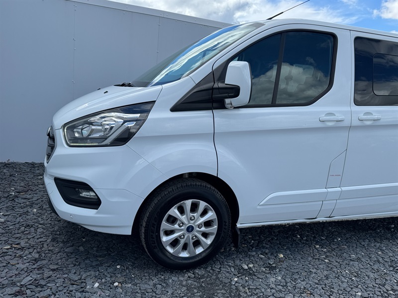 Ford Transit Custom 2.0 300 Ecoblue Limited Crew Van Double Cab Di MA72BDX White #5