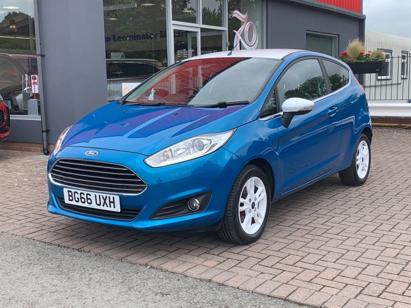 Ford Fiesta 1.25 Zetec Blue Edition Hatchback Manua Blue #3